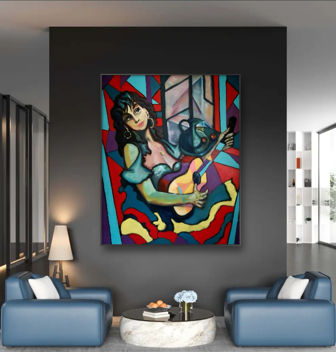 Románc, 120 x 100 cm, olaj, vászon, 2022.jpg